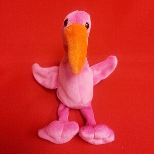 Vintage Everything Kids Pink Flamingo Plush Stuffed Animal